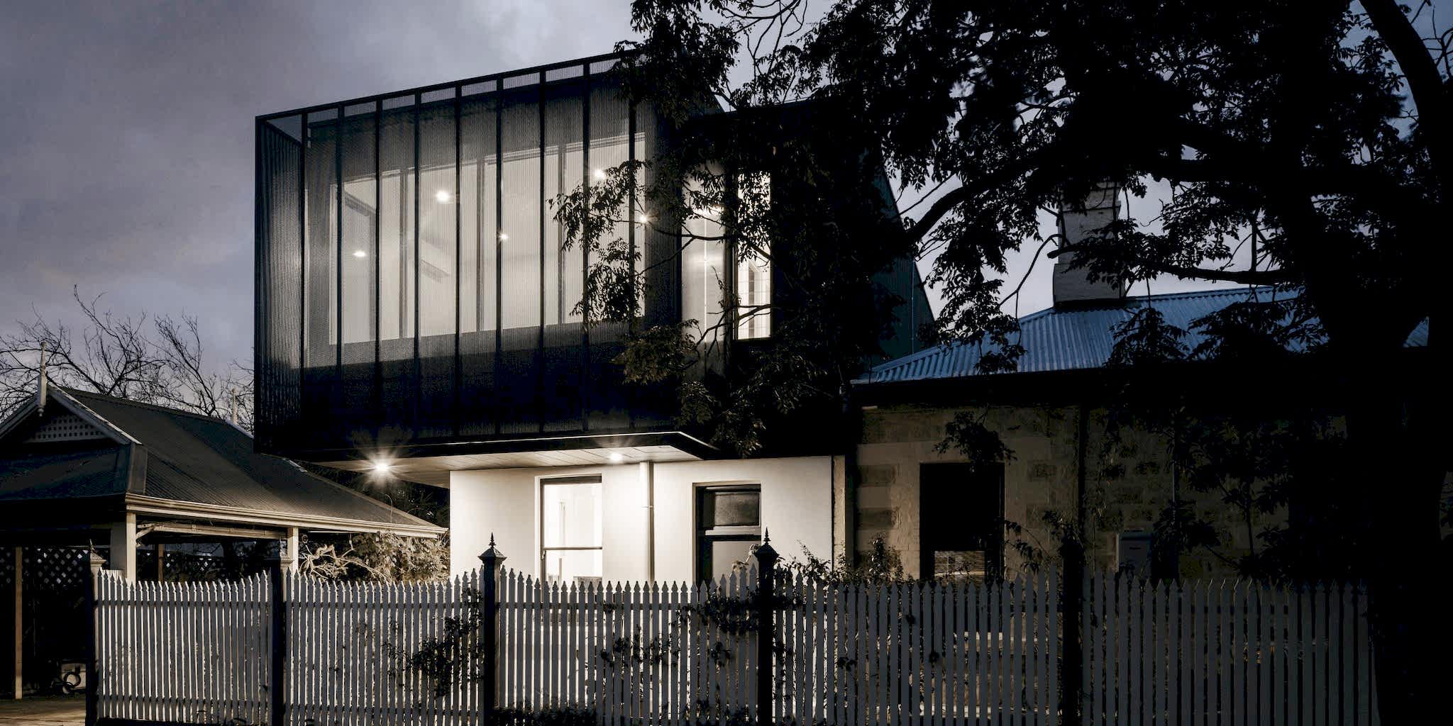 George Norwood Adelaide Builder Craig Linke Exterior Lighting Evening 
