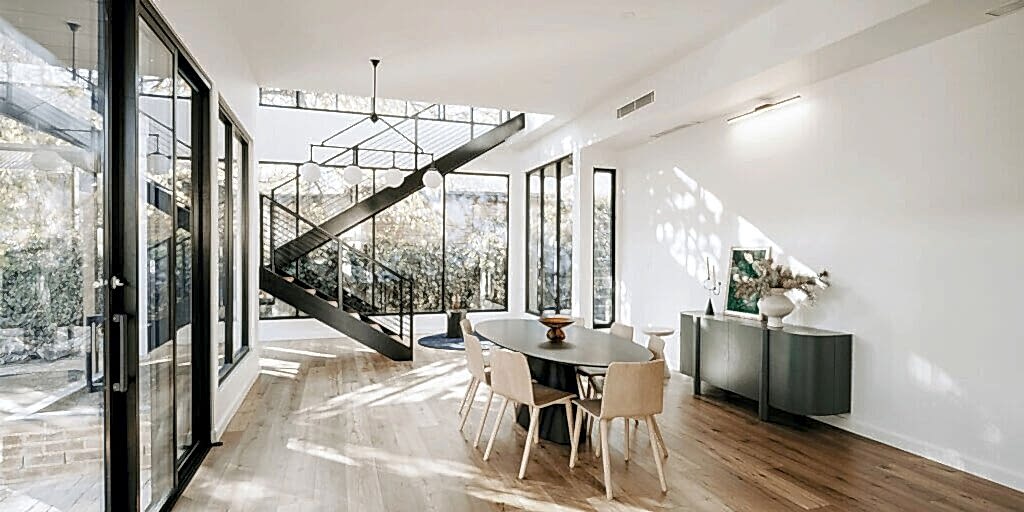 George Norwood Stairs Living Room